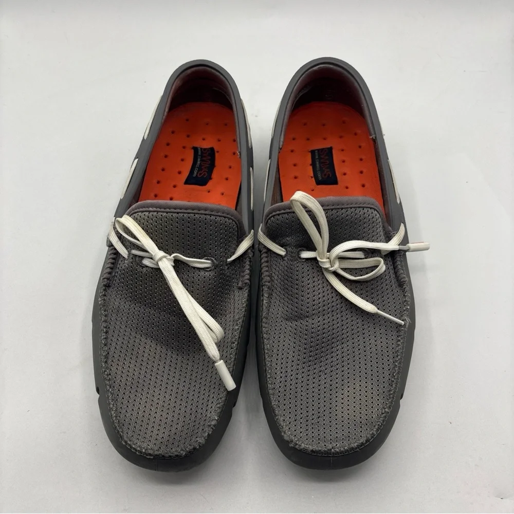Swims Men’s Braided Lace Shoes Size 7 Gray